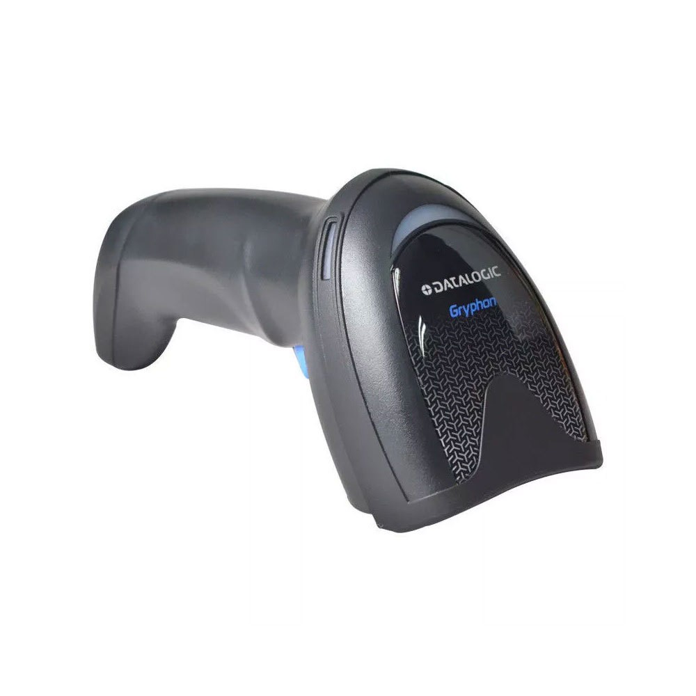 Datalogic Gryphon GD4590-BK-B 2D QR Code Barcode Scanner Reader USB Cable & Base