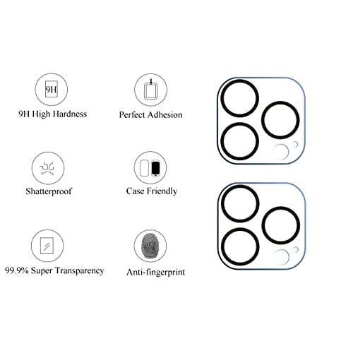 Ailun Camera Lens Protector for iPhone 13 Pro & iPhone 13 Pro Max,Tempered Glass
