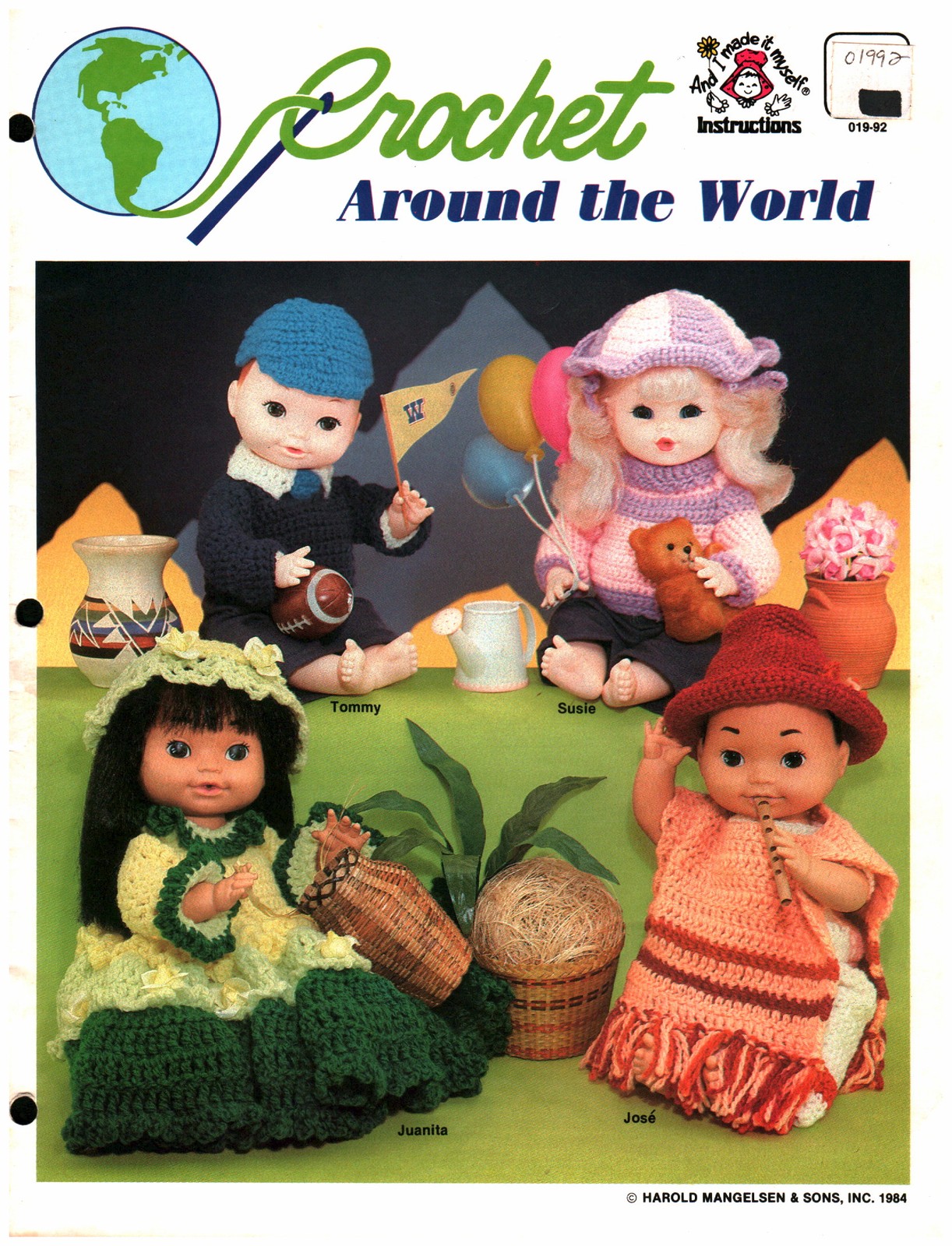 Crochet Around the World Dolls | Mangelsen & Sons 019-92