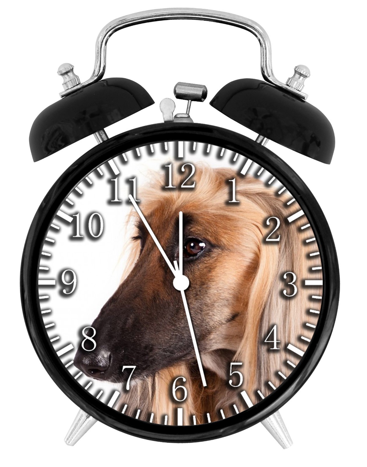 Afghan Hound Alarm Desk Clock Home or Office Decor F26 Nice Gift