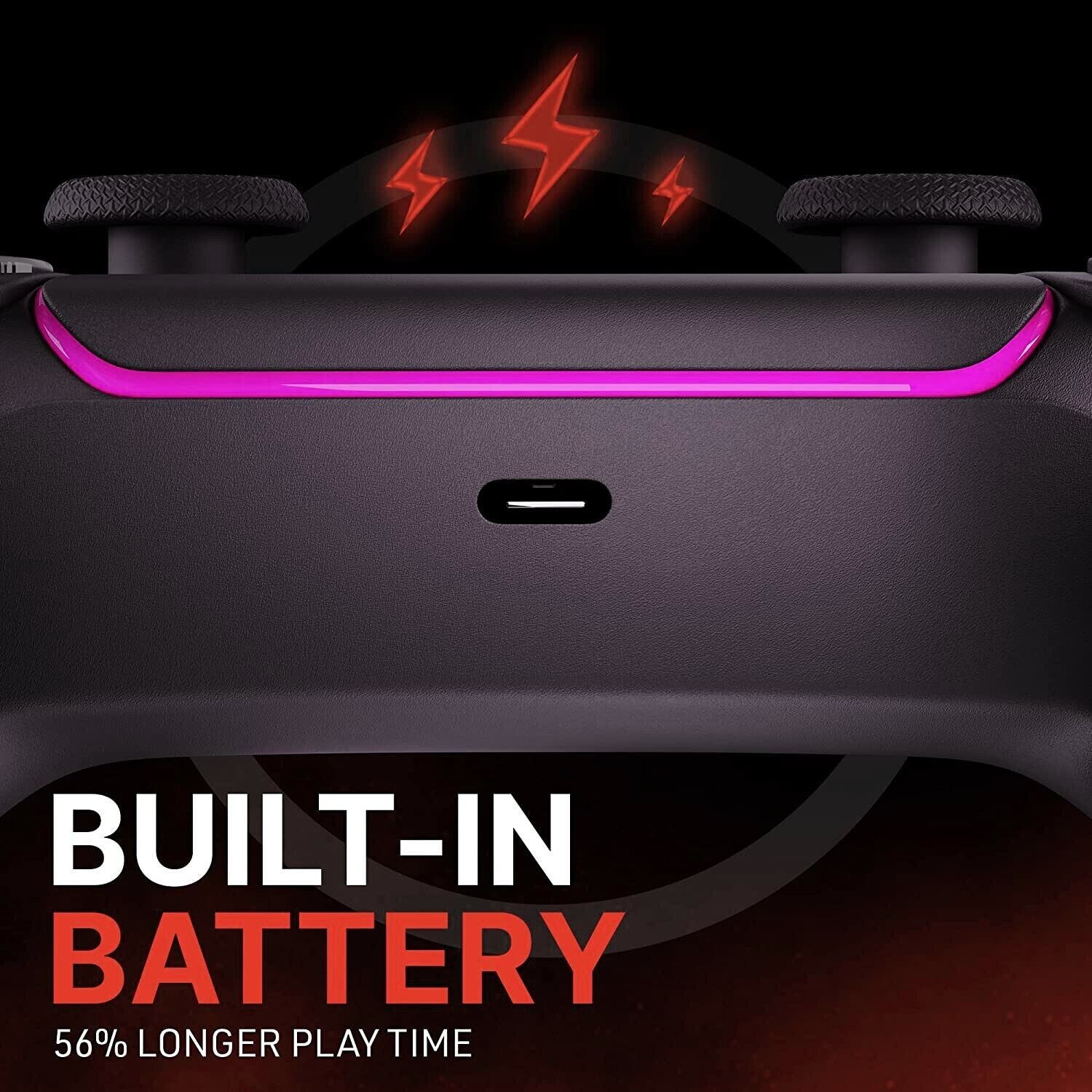 Pulse Anti Recoil + FPS Black Smart Rapid Fire Modded Controller for PS5