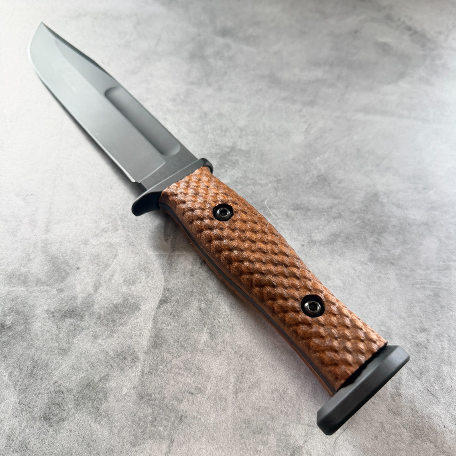 Dragonscale handles scales for Ka-Bar Slabby