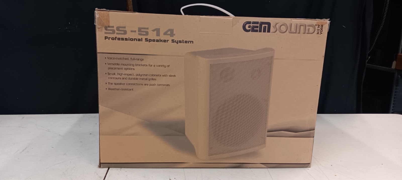 *NOS* GEMSound Professional Speaker System SS-514 *NOS*