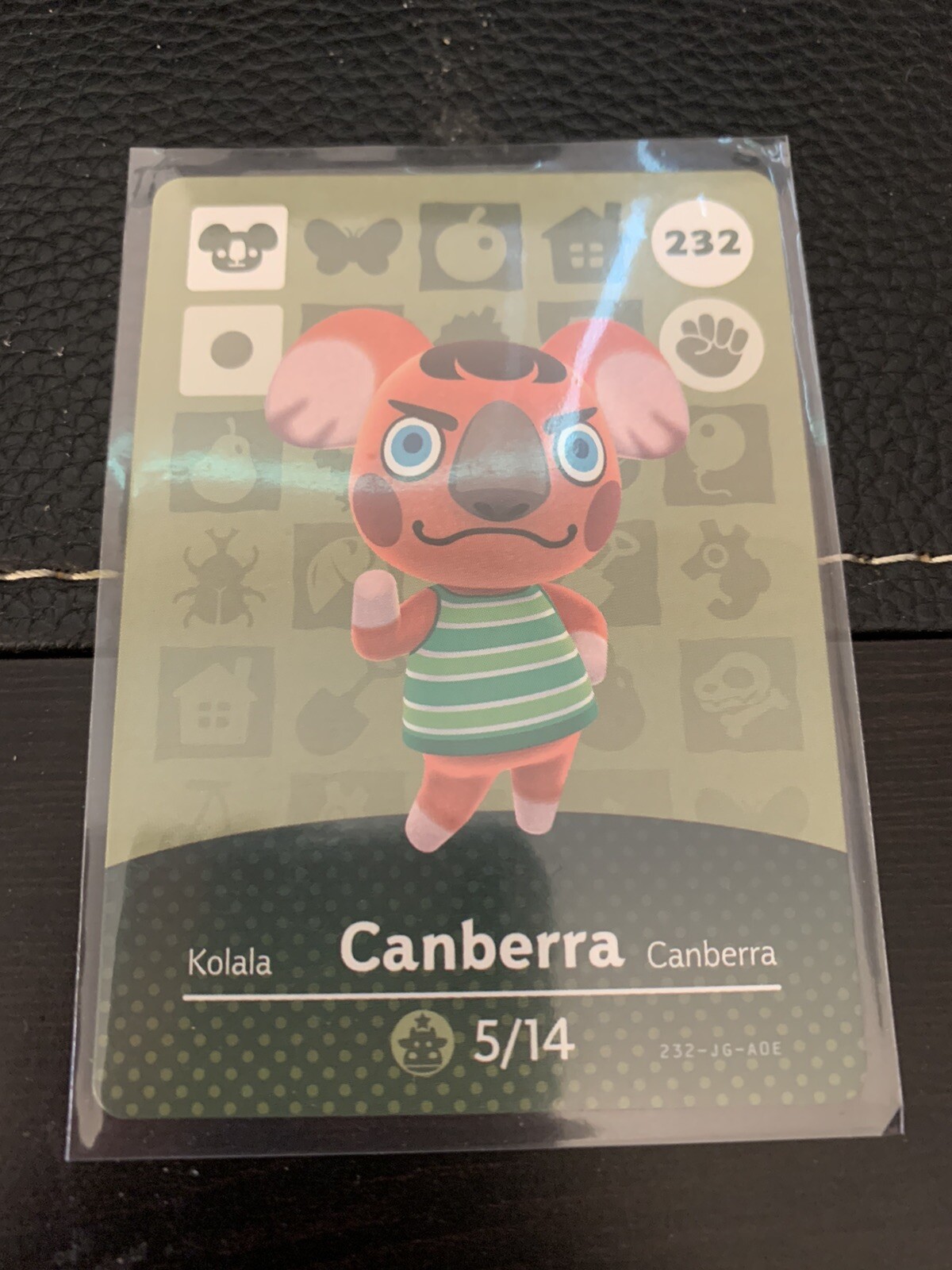 Authentic Animal Crossing Amiibo Card Series 3 Canberra 232 NOT SCANNED (MINT!)