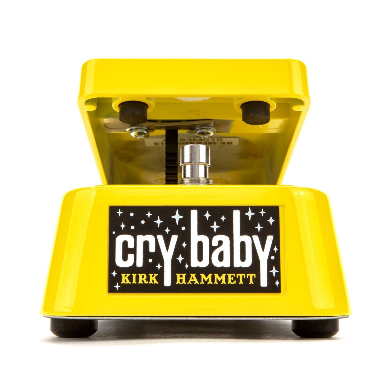 Dunlop Kirk Hammett Signature Cry Baby Wah Pedal, Yellow Sparkle Edition