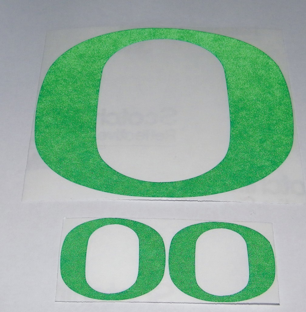 Oregon Ducks Reflective Decal - Sticker