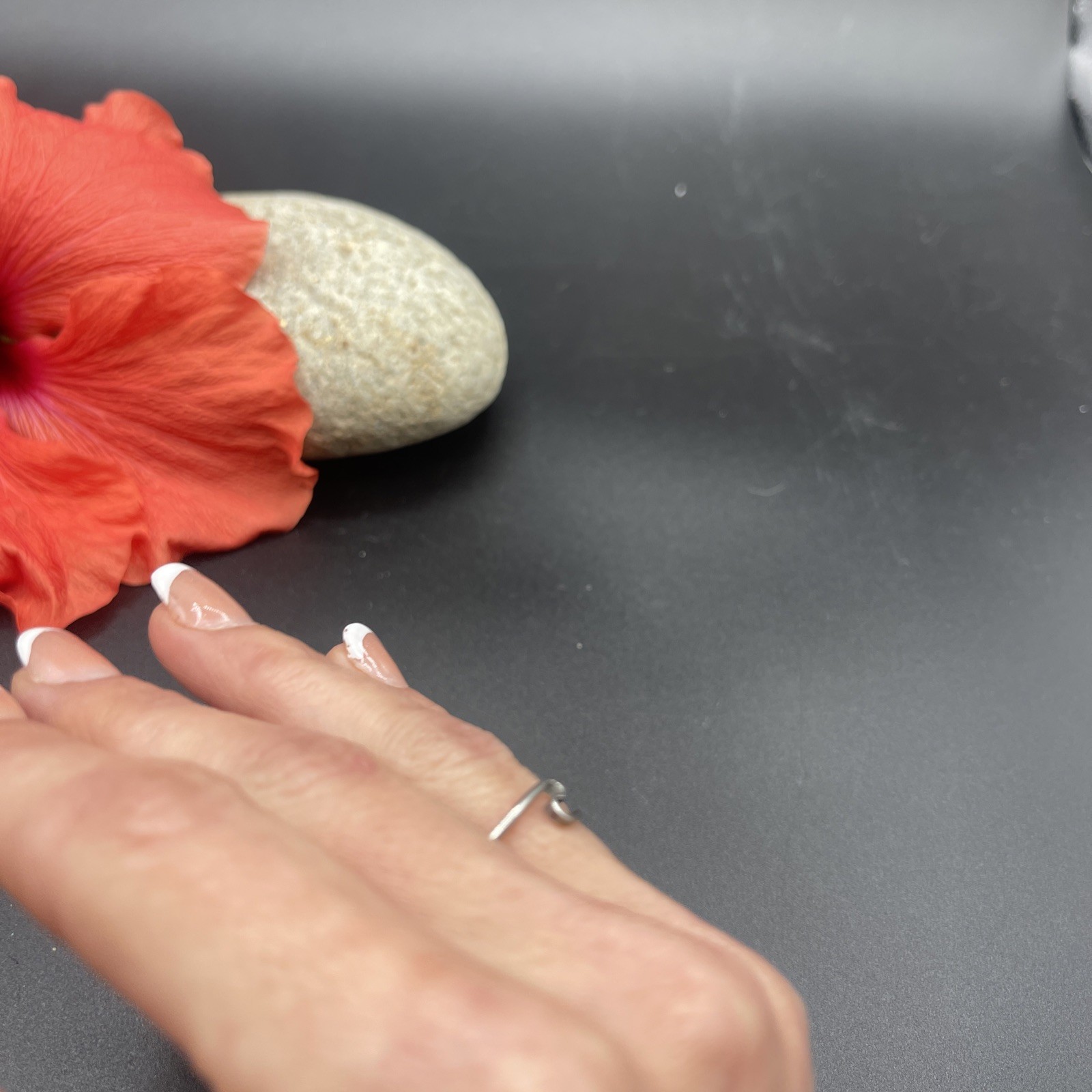 Stunning Unique Handmade 925 Sterling Silver Stackable Band Ring #B87