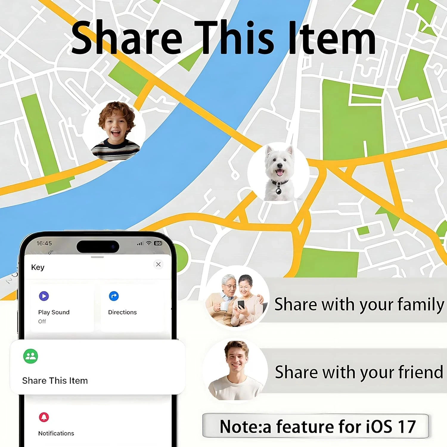 4 Pack Tracker Tags [Apple Mfi Certified] Work with Apple Find My(Ios Only)