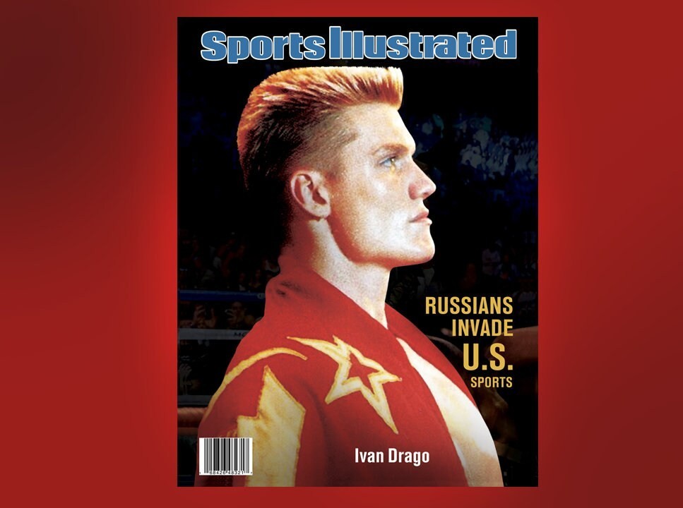 Rocky IV Ivan Drago Sports Illustrated Cover Reproduction - 1984 Rocky 4