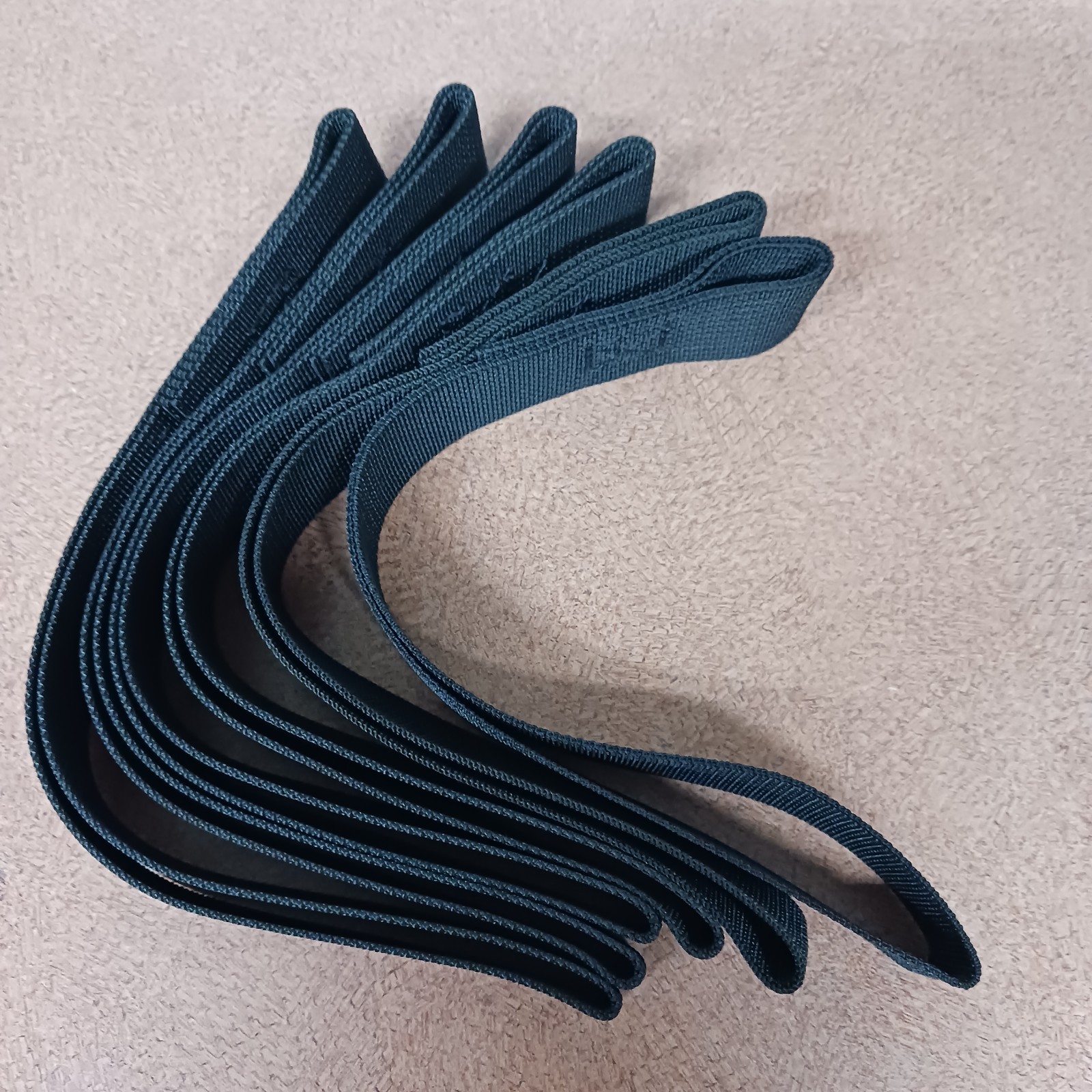10" Pull Down Door Strap, Black, Truck - Trailer Roll Up Door  (Lot of 6)