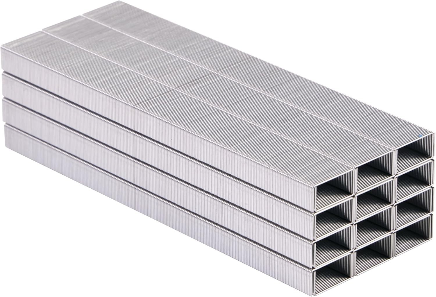 Sharp Chisel Point Staples, 2 Boxes of 5000 - Minimal Jams, High Performance