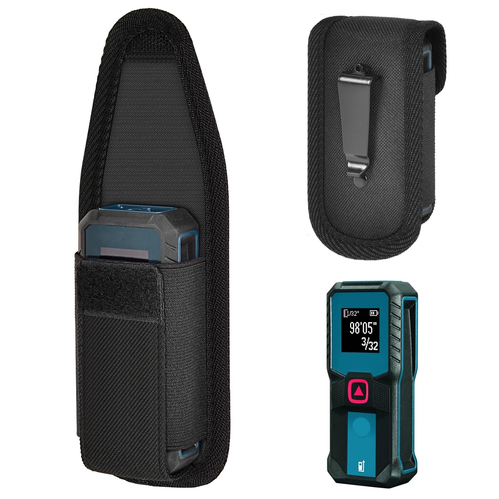 Peciue Laser Measuring Tool Case for Bosch Measure GLM100-23/ Black