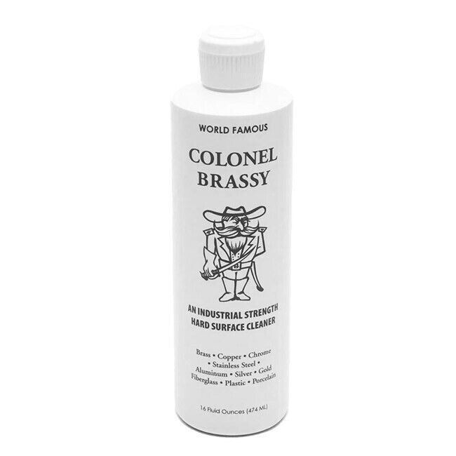 Colonel Brassy - Hard Surface Cleaner/Polish - Motorcycle Boat ATV RV Metal-16oz