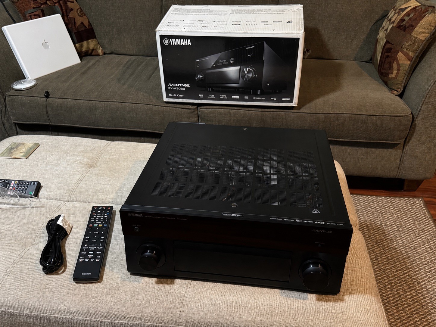 Yamaha RX-A3080 AV Receiver AVENTAGE 9.2-Channel AV Receiver with MusicCast
