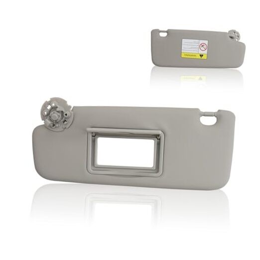 Left Driver Side Sun Visor Compatible with Chevy Vehicle 2011-2016 Grey Left