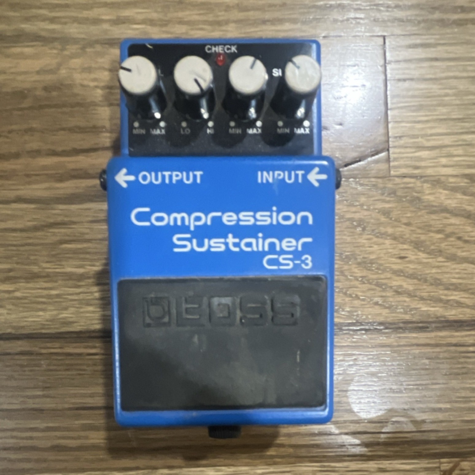 Boss CS-3 Compressor Sustainer Analog Guitar Effects Pedal Blue