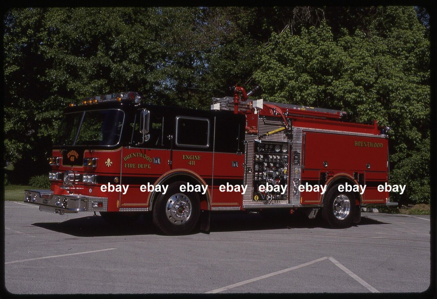 Brentwood MO 1994 Pierce Arrow pumper Fire Apparatus Slide