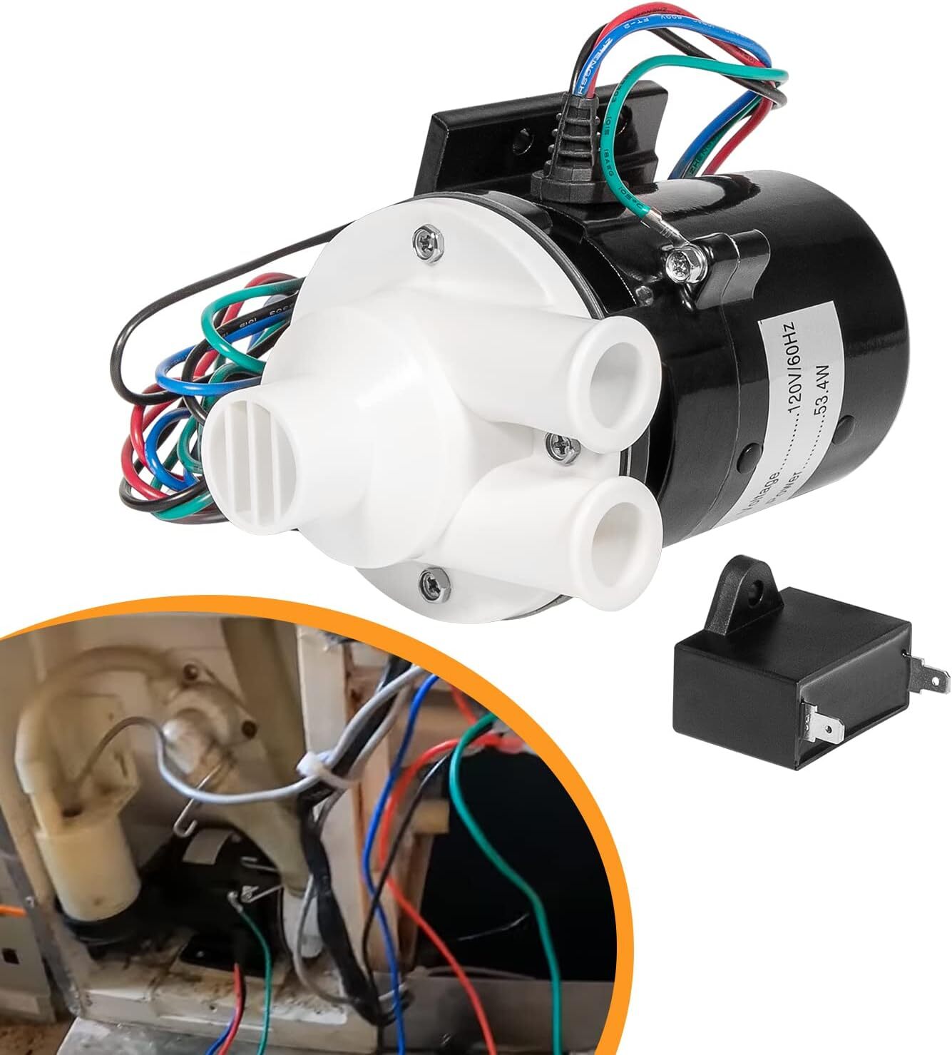 PTA92P10WD1 Water Pump Motor Assembly for Hoshizaki Ice Machine KM-450 KM-900