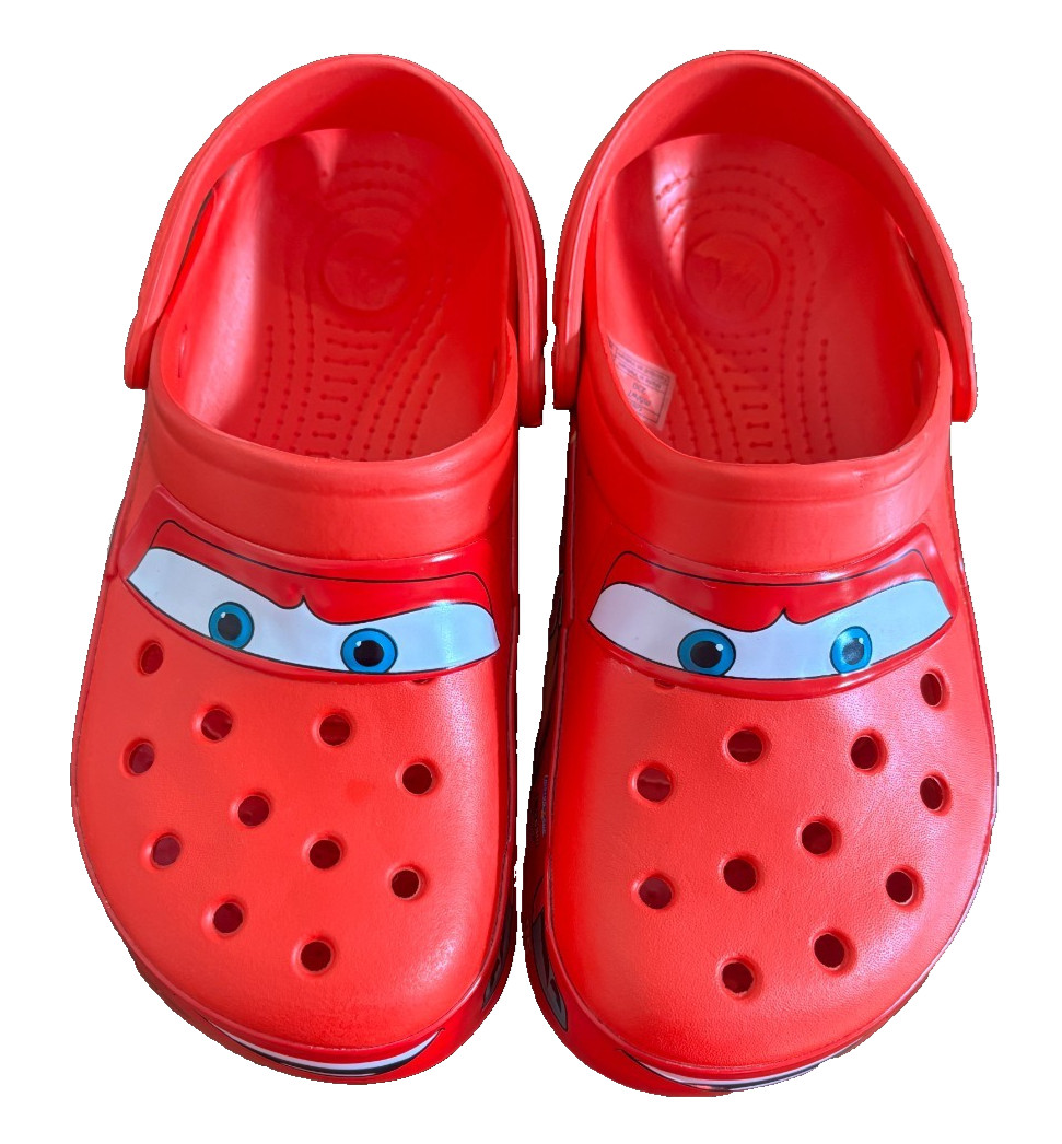 Lightning McQueen Crocs Slip-On Clogs No Light Up