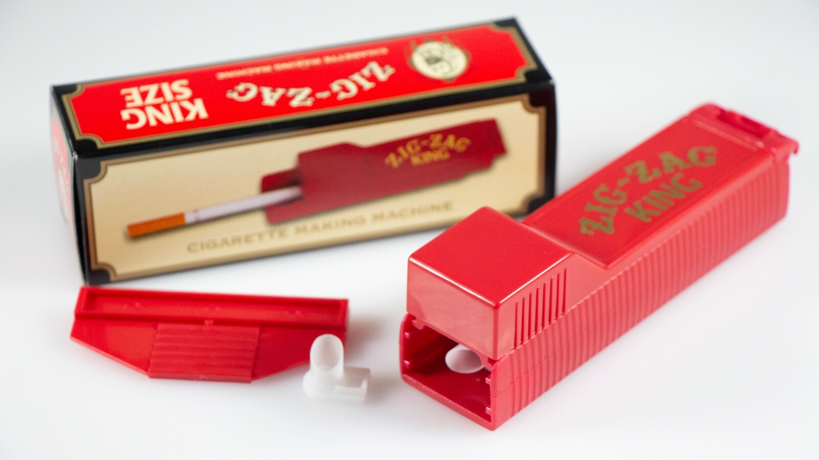 Zig-Zag Cigarette Maker Injector Machine King Size