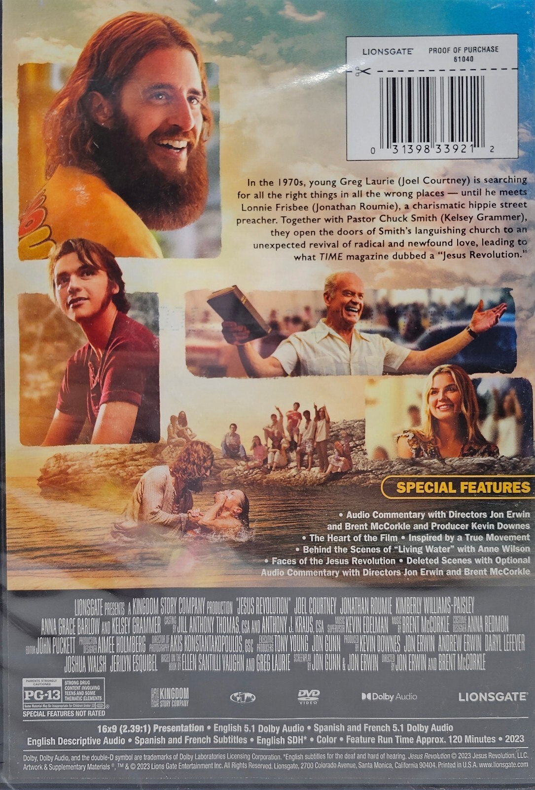 Jesus Revolution (DVD, 2023) New/Sealed