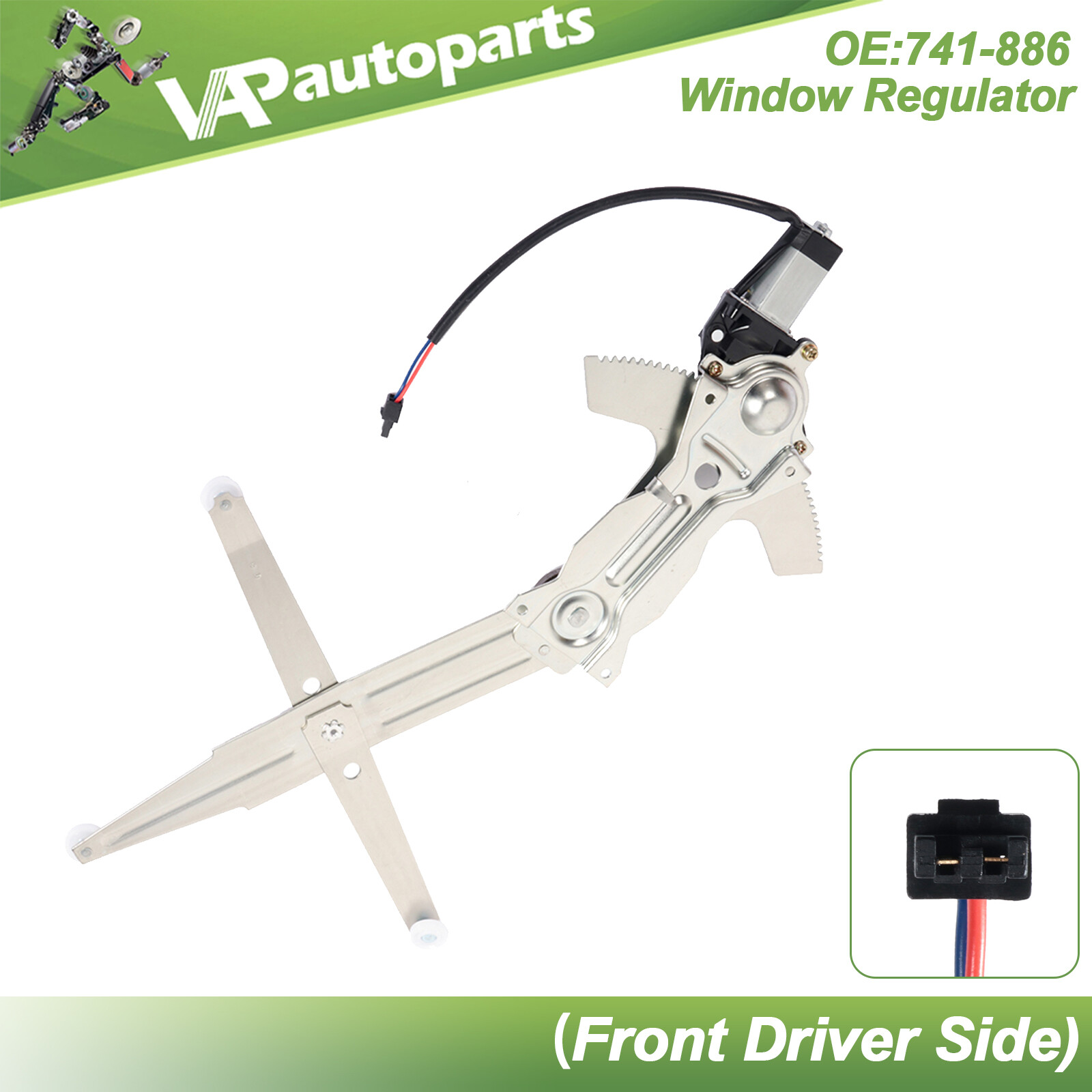 For Chevy Camaro  Pontiac Firebird Front Left with Motor Power Window Regulator