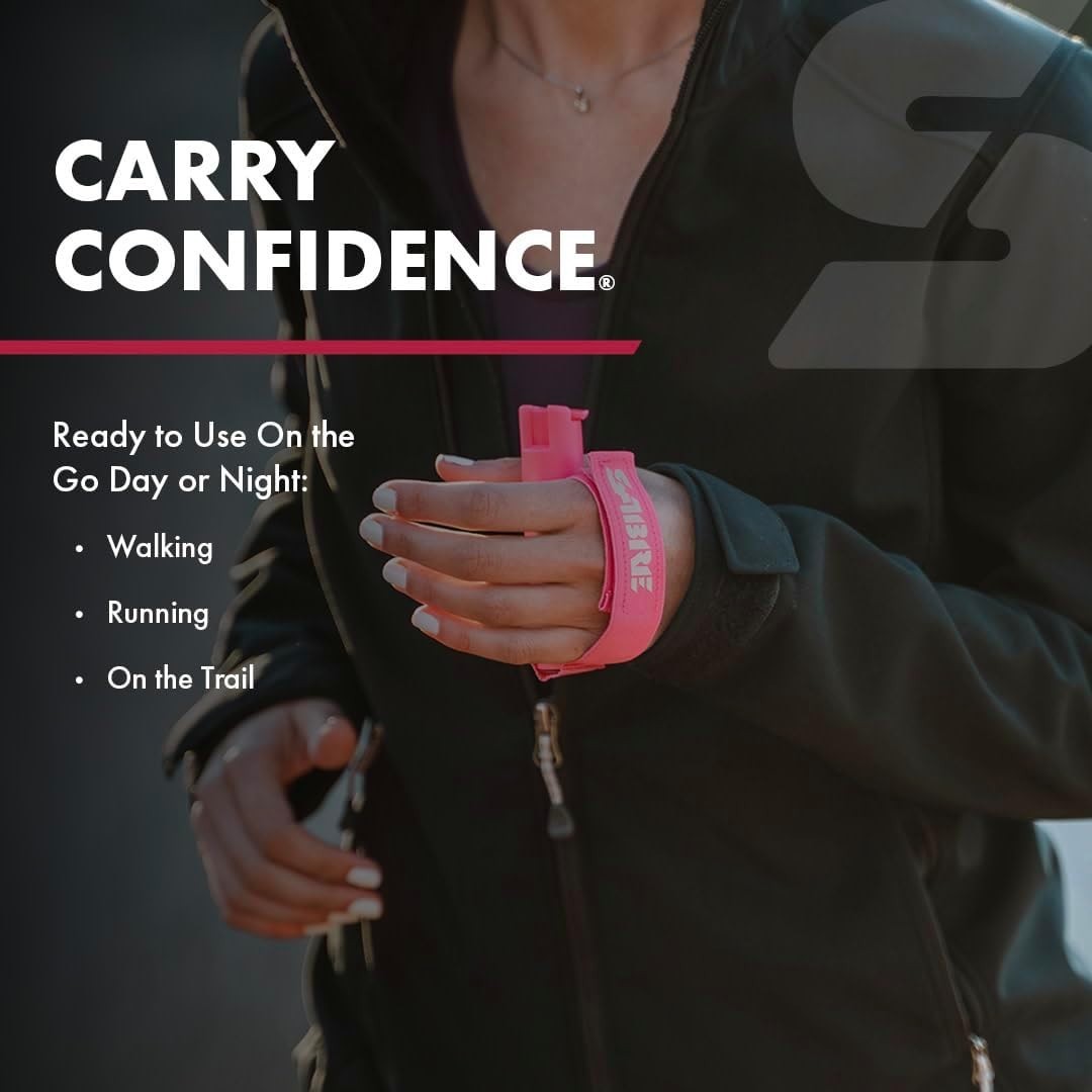 Adjustable 360° Reflective Pepper Gel - Self-Defense Spray for Runners, 0.67 oz