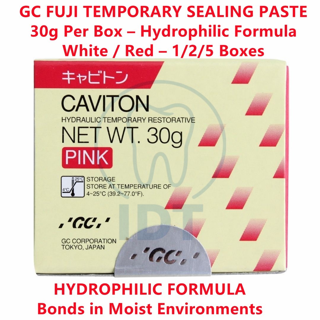 GC Fuji Temporary Sealing Paste 30g, Hydrophilic Dental Cement