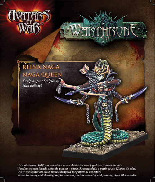 Avatars of War Medusa with Paired Weapons AOW73 Fantsy 28mm Warriors of Chaos