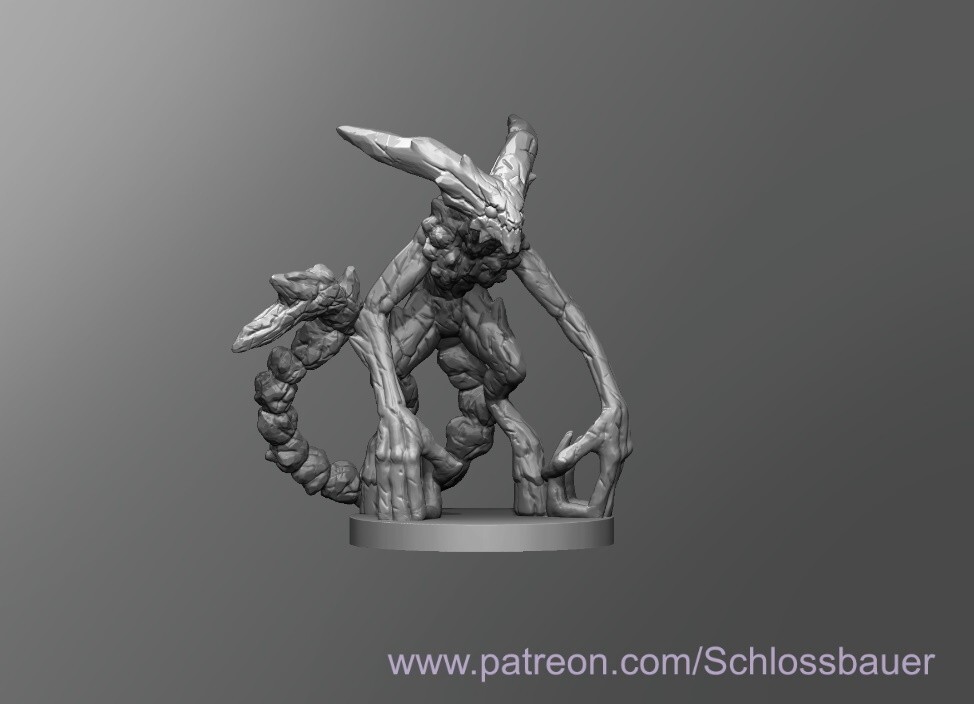 Snow Imp Demon NPC Monster Manual 28mm Scale D&D Tabletop Miniature SB