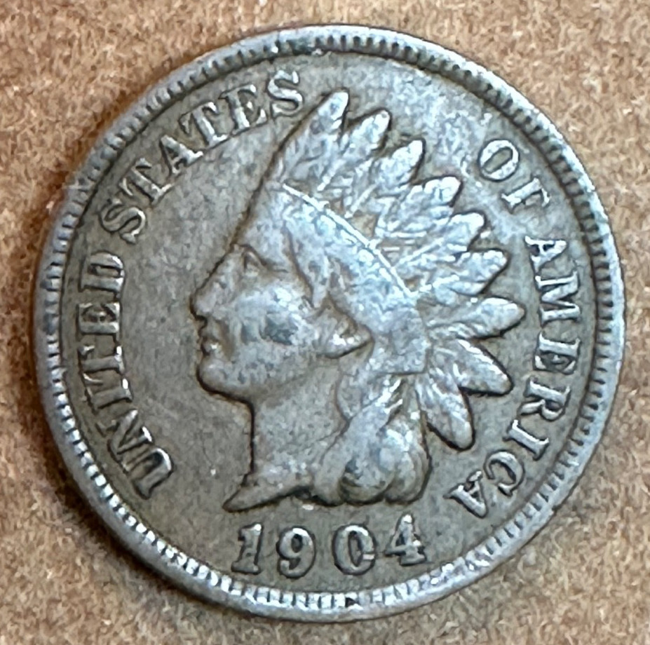 INDIAN HEAD PENNY 1904