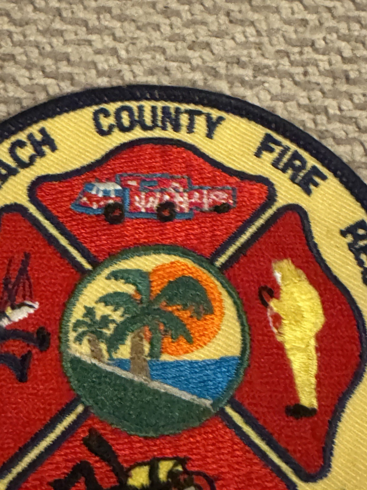 Palm Beach County Florida Fire Rescue “Special Operations” 3.5” Cloth Patch