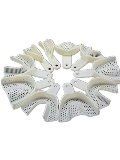 5 Pairs Dental Ortho Plastic L/M/S/Quadrant/Anterior Upper/Lower Impression Tray