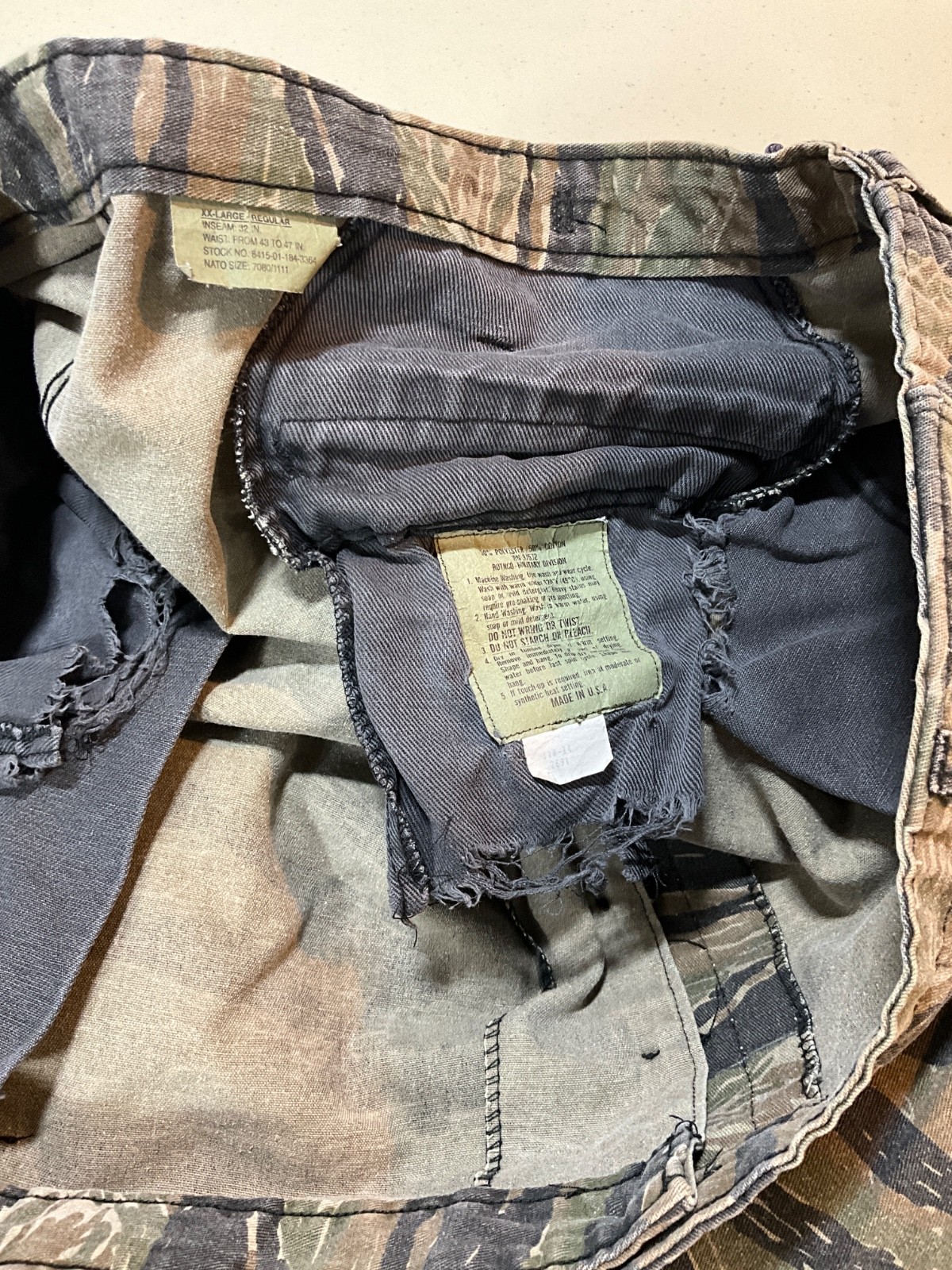 ROTHCO Tiger Stripe BDU Pants XX-Large Regular