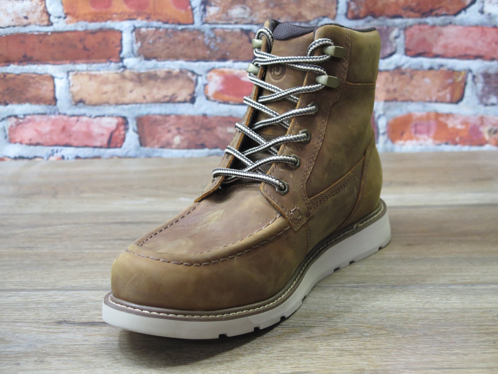 Men's Dunham Briscoe Waterproof Wedge Boot Brown Leather *DHBRISCO-102