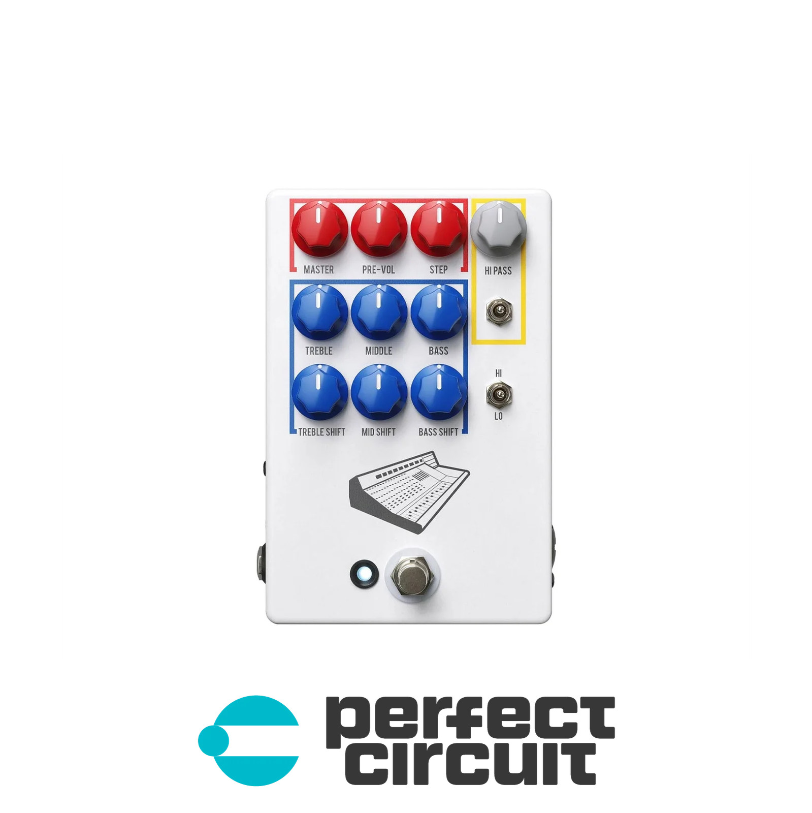 JHS Pedals Colour Box V2 Preamp + EQ Pedal EFFECTS - NEW - PERFECT CIRCUIT