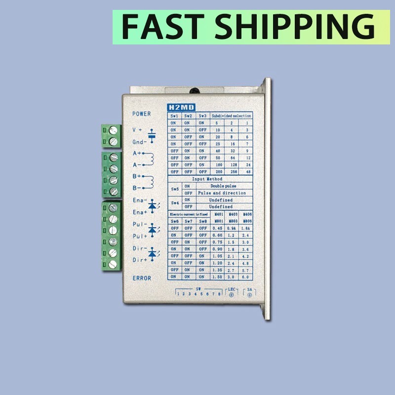 H2MD DC24-120V 6A Engraving Machine CNC Stepper Motor Driver Module Phase