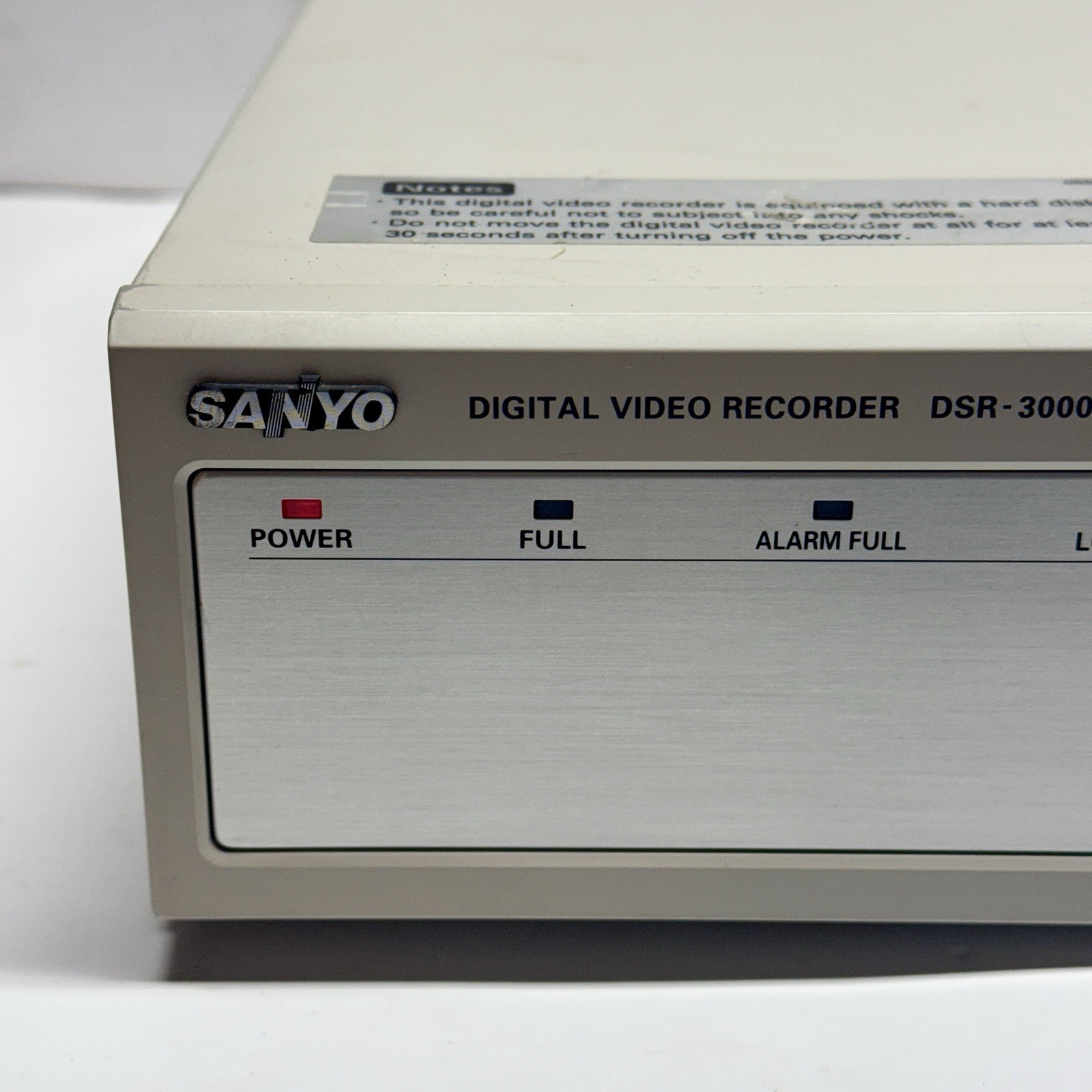 SANYO Digital Video Recorder DVR Model DSR-3000
