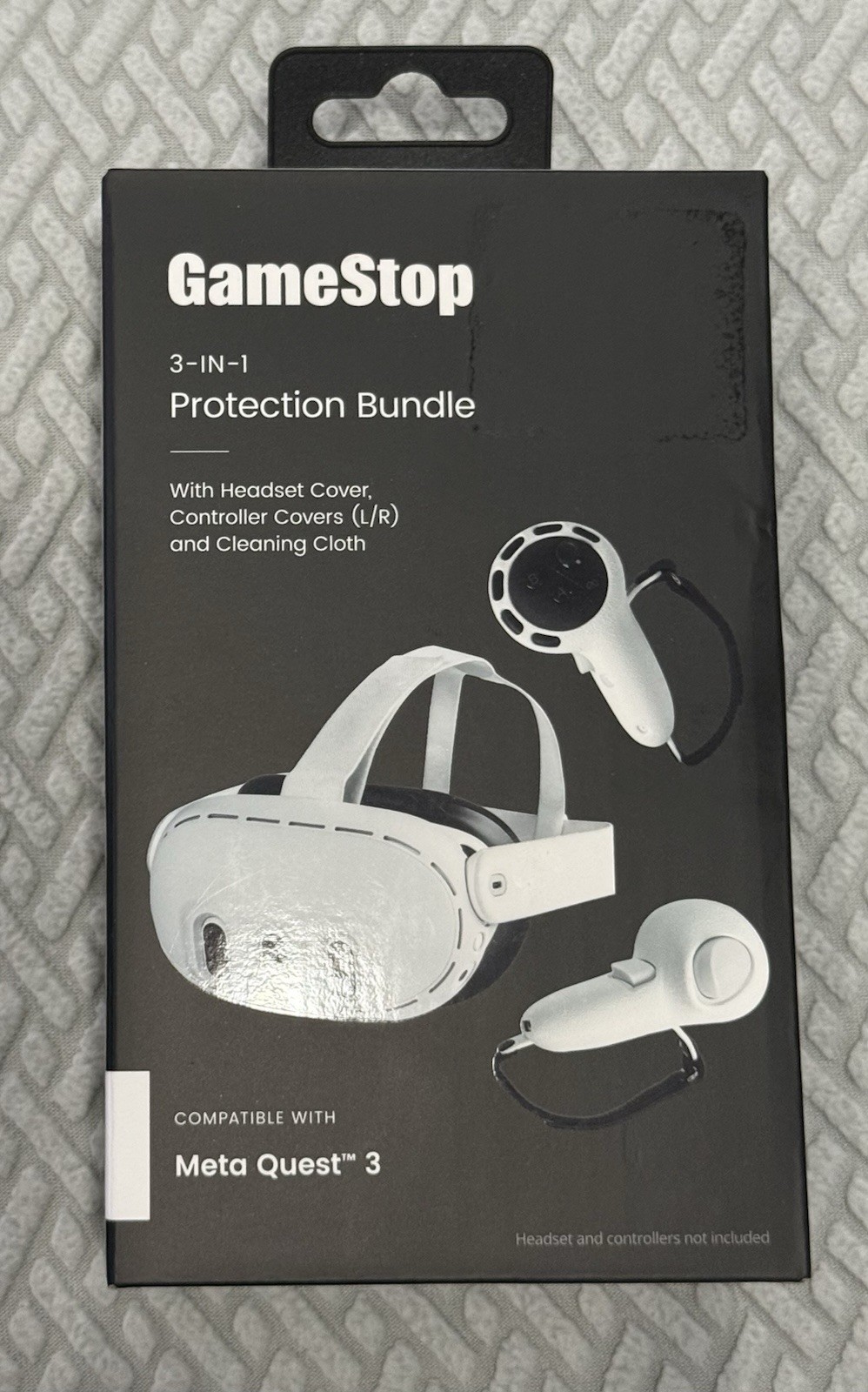 GameStop 3-in-1 Protection Bundle For Meta Quest 3 Headset & Controller Cover