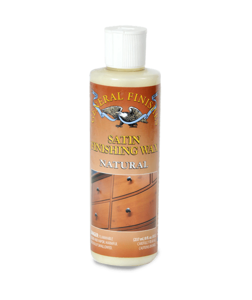 Satin Finishing Wax For Wood (8Oz.)