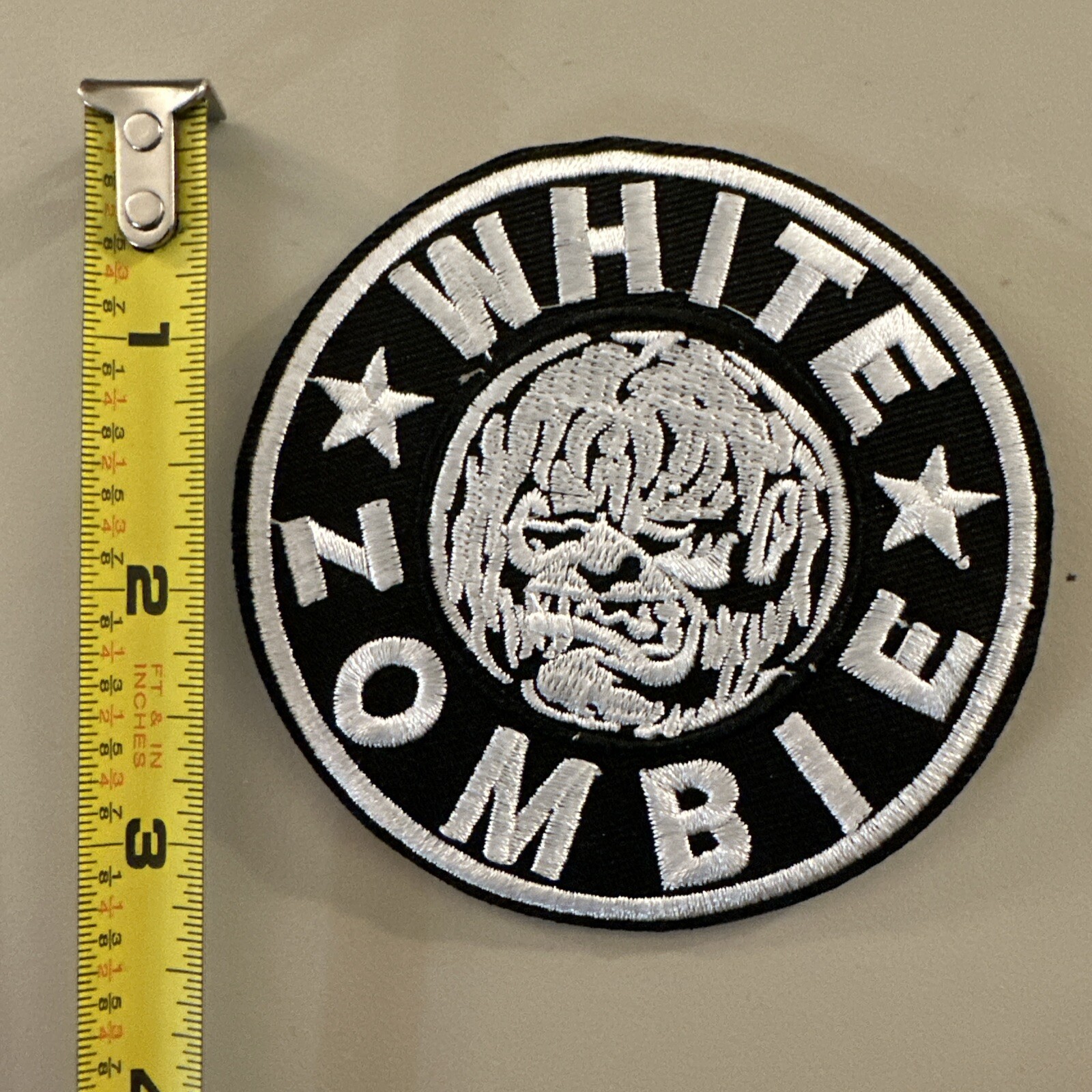 White Zombie (Embroidered Iron on patch) Punk/Rock/Metal/Music/Art / Rob / Movie