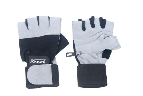 WEIGHTLIFTING WORKOUT GLOVES, THREAD(R) BRAND
