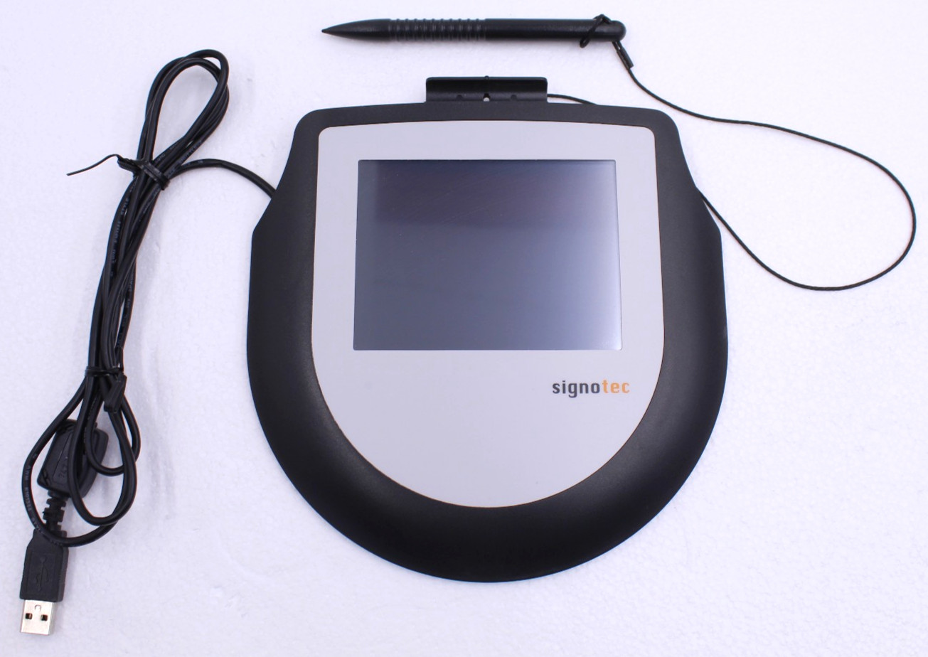 signotec LCD Signature Pad Omega GmbH ST-CE1075-2-FT100-B Rev H - Tested