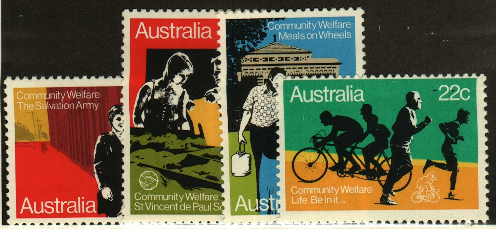 Australia #747-50 MNH Community Welfare