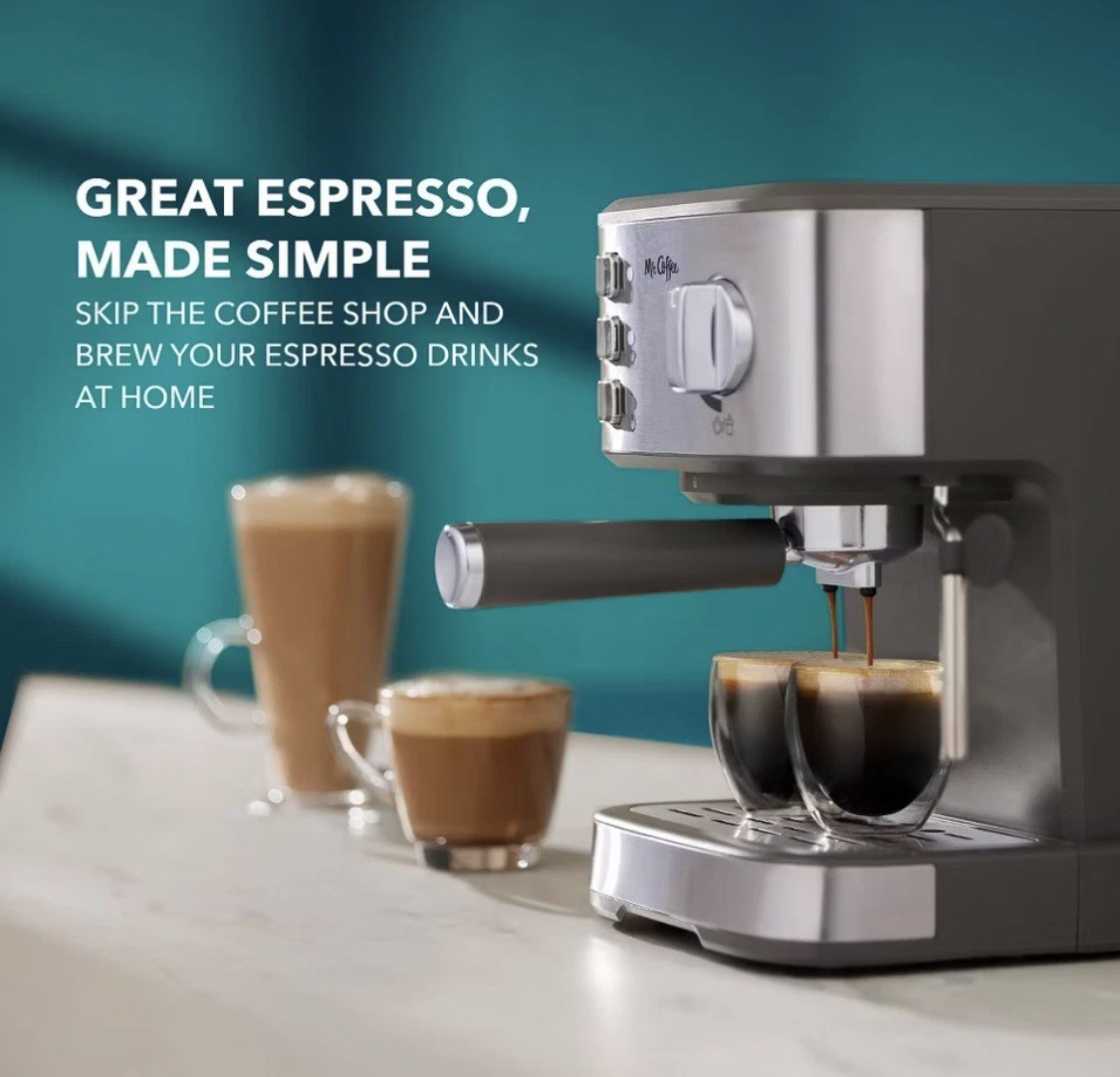 Mr. Coffee Compact Espresso Maker