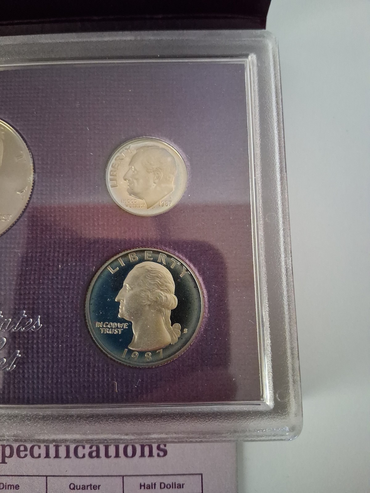 1987 S US Mint Proof Set