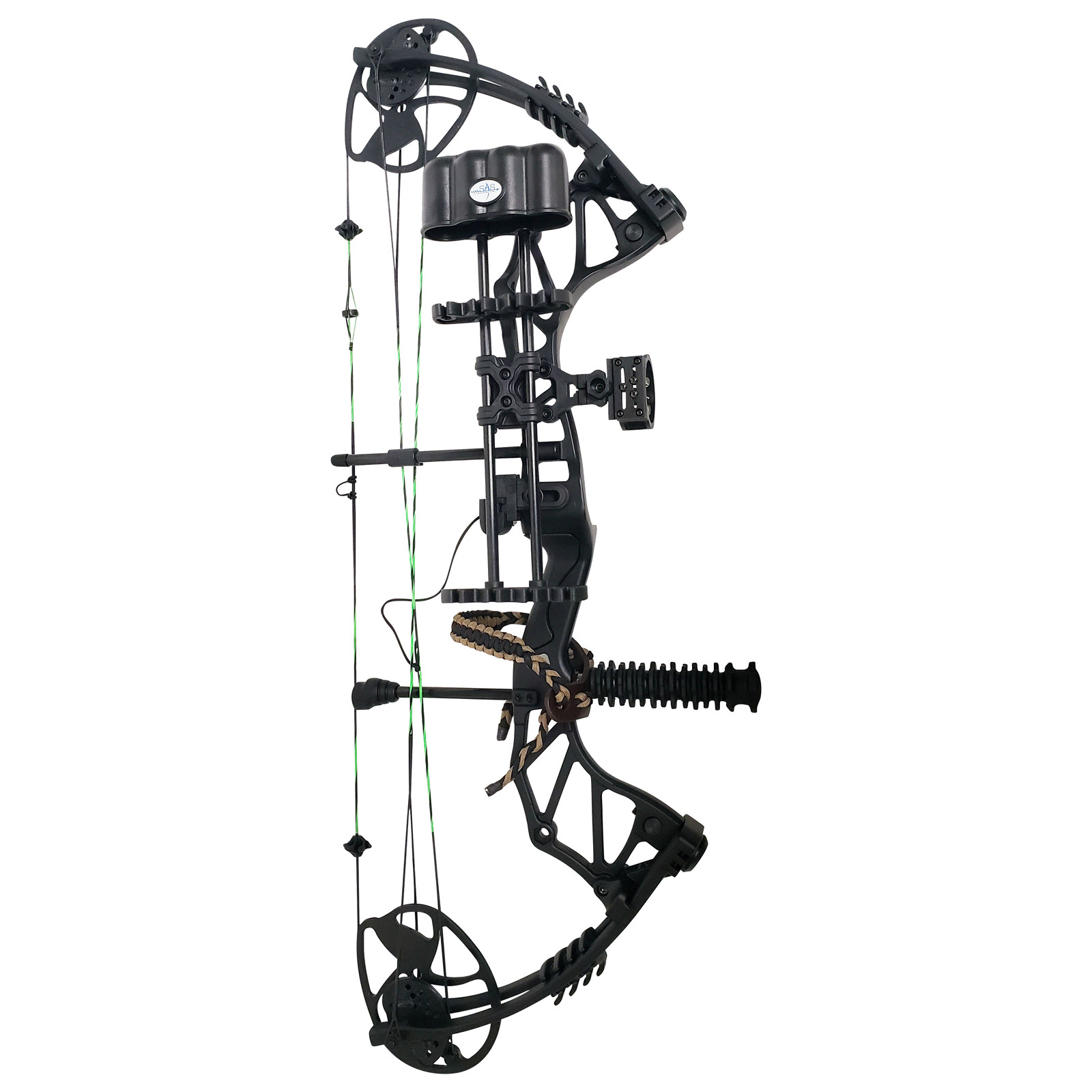 SAS Feud X 30-70 Lbs 19-31" Compound Bow Pro Package Black - Open Box