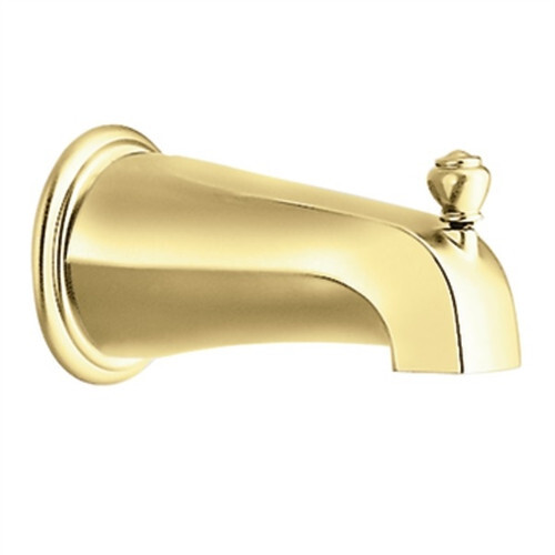 New Moen 3807P Monticello Shower Tub Bath Faucet Diverter Spout Polished Brass