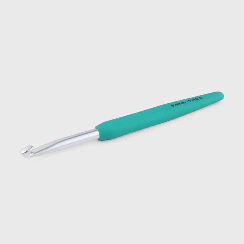 KnitPro Waves 2.0 Aluminum Crochet Hook Single-Ended 6.50mm (K) - KNPR30944