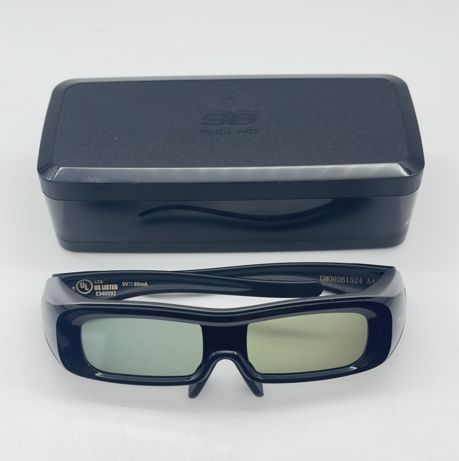 Genuine Panasonic TY-EW3D2M Active Shutter 3D Glasses Black NOT TESTED READ!